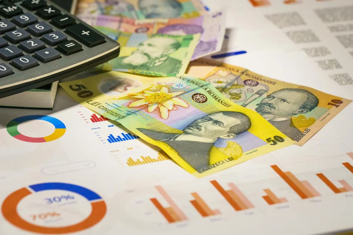 Cutout paper composition of realtor showing process of gaining money from sale of liquid real estate